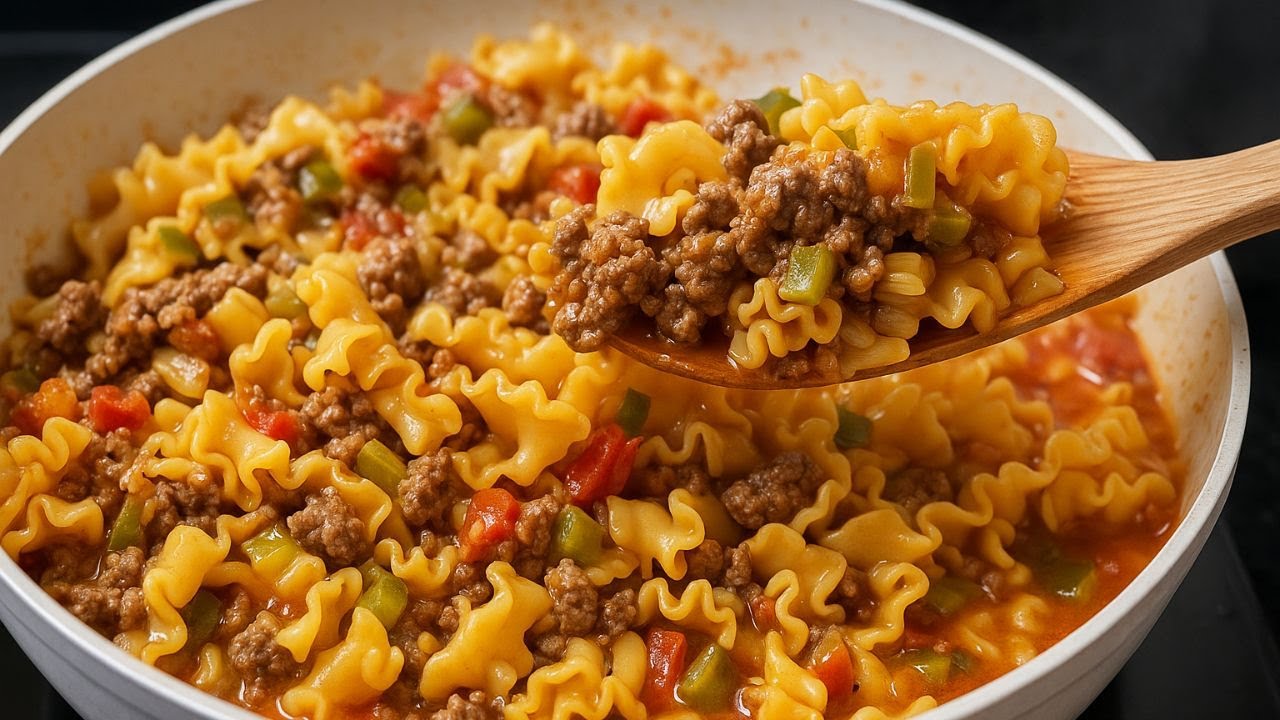 One-Pan Beef Pasta &mdash; Easy & Flavorful Comfort Dinner