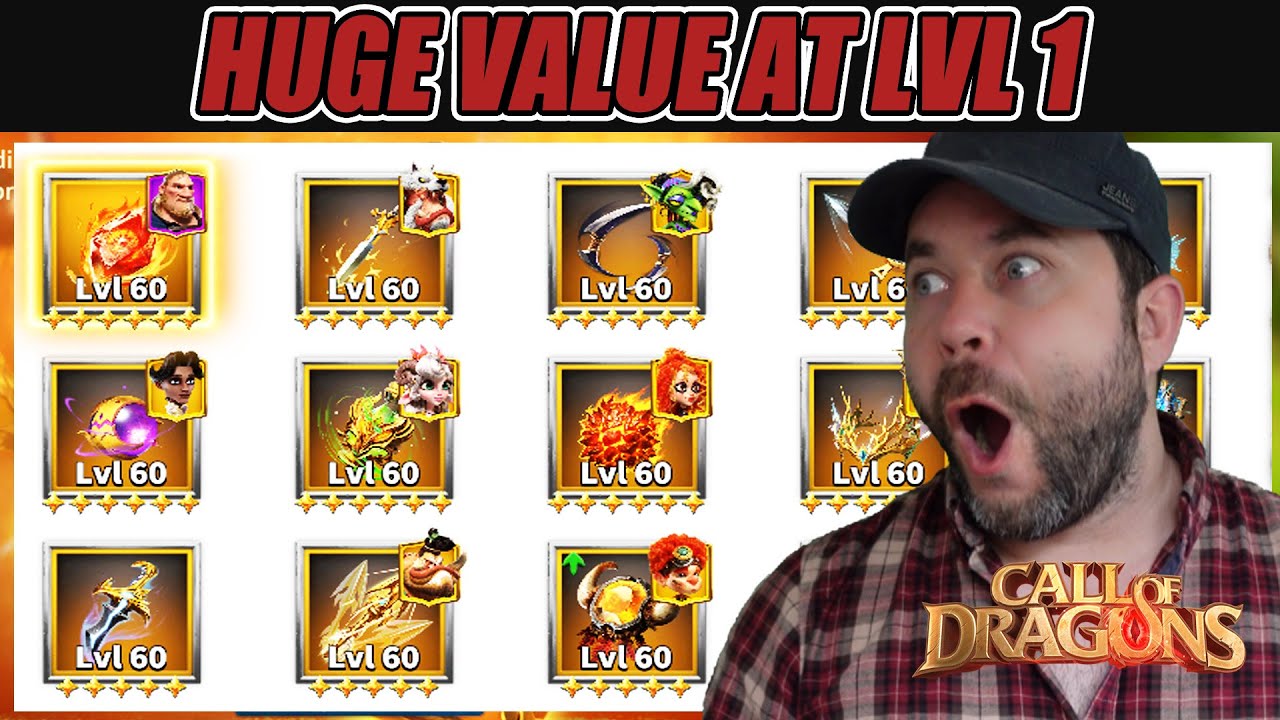 LEVEL 1 ARTIFACTS That Can WIN Battles in Call of Dragons