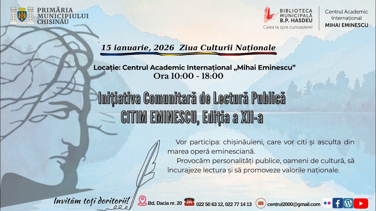 Inițiativa Comunitară de Lectură Publică „Citim Eminescu”. Partea a IV-a.