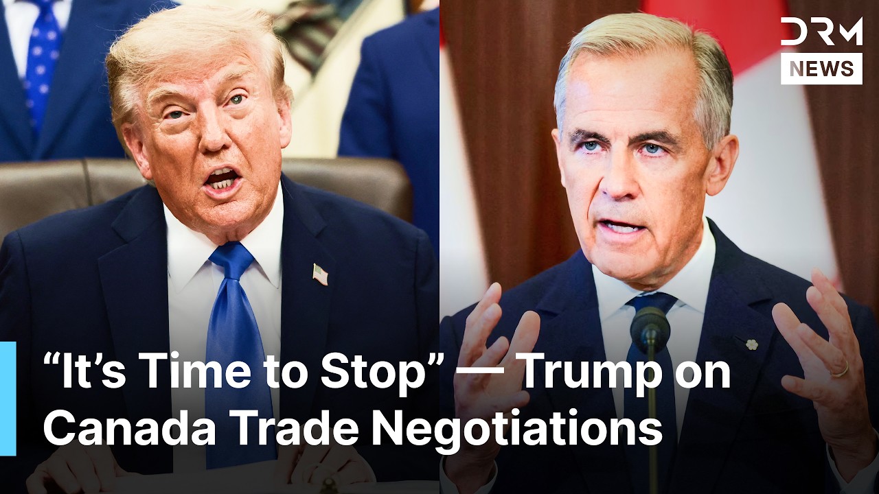 Trump Asked If U.S.-Canada Trade Talks Will Resume as Tariff War Intensifies | AC1N