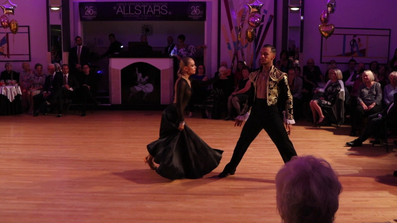Klemen Parasnikar & Alexandra Averkieva performing a Paso Doble