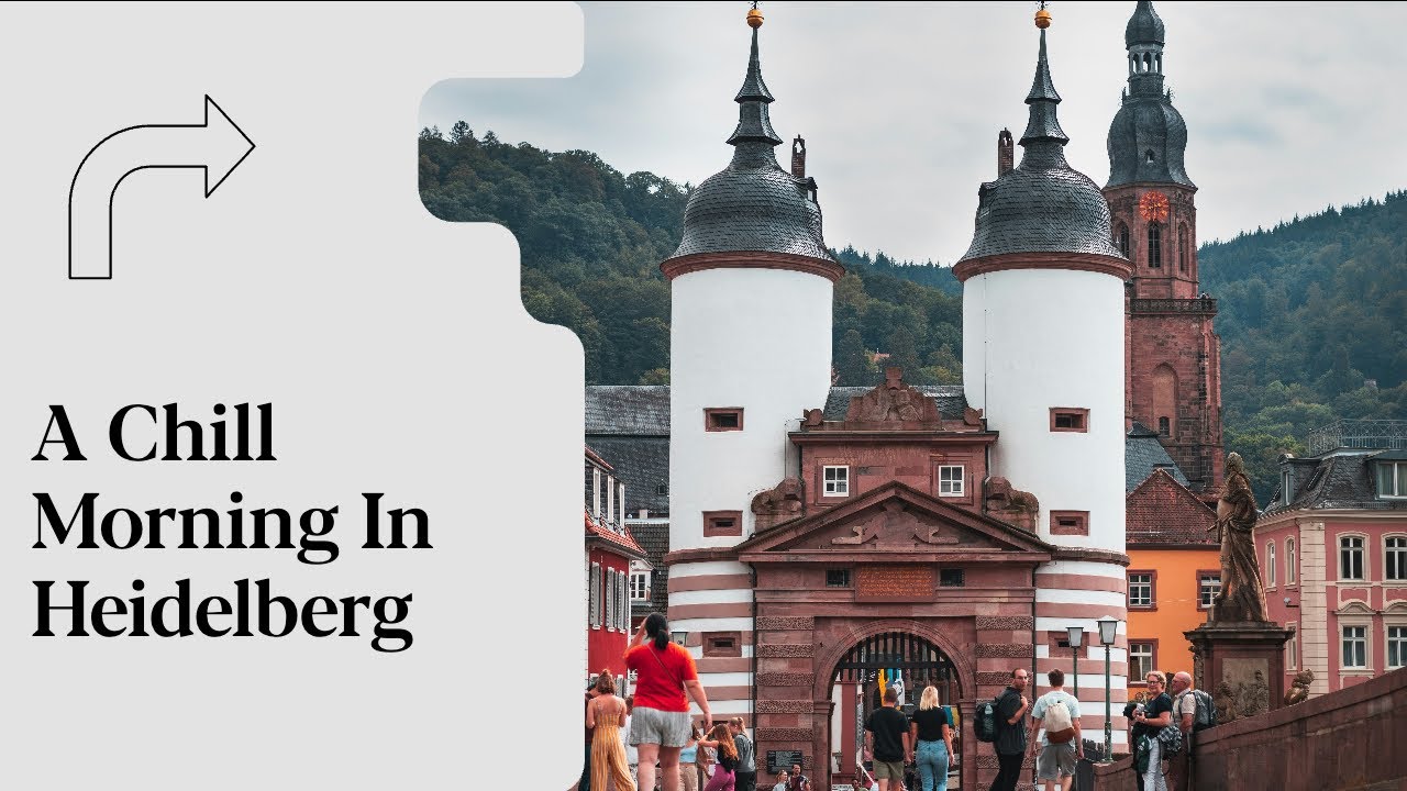 A Chill Morning in Heidelberg 🇩🇪 | Walking Tour 4K