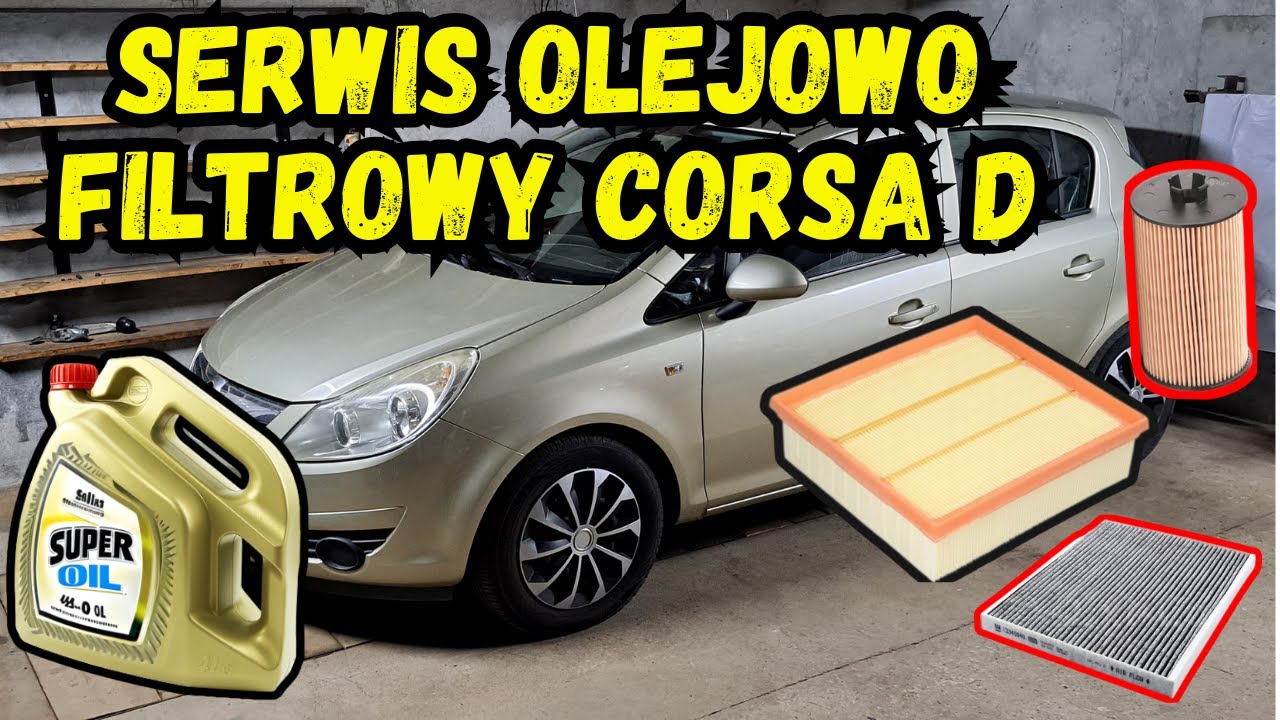 Opel Corsa D - Wymiana oleju i filtrów (Zrób to Sam)
