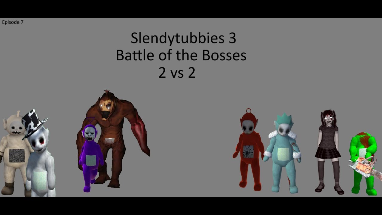 Slendytubbies Battle of the Bosses 2 vs 2 / Match of the Year?