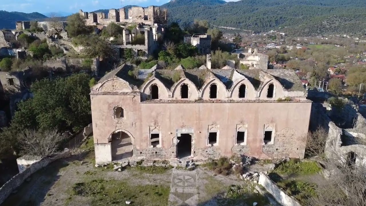 Exploring Kayakoy ruins