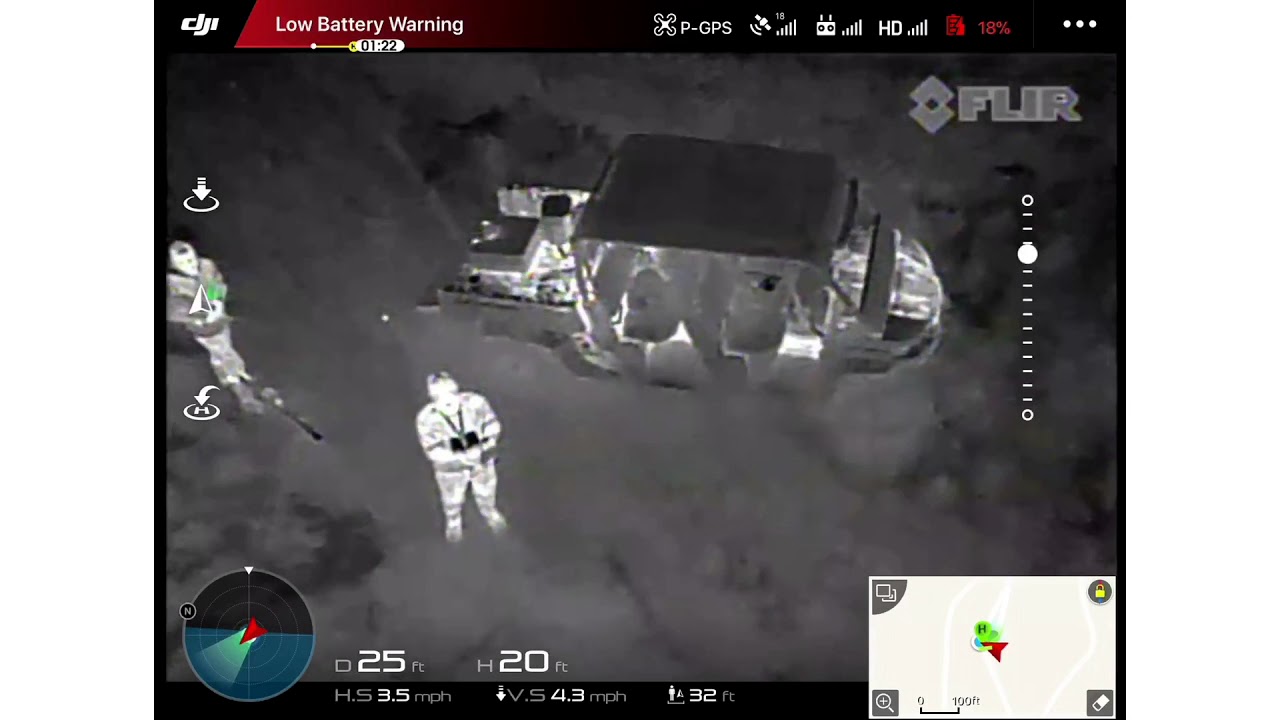 Hog hunting with DJI inspire 1 with flir vue pro 640 thermal