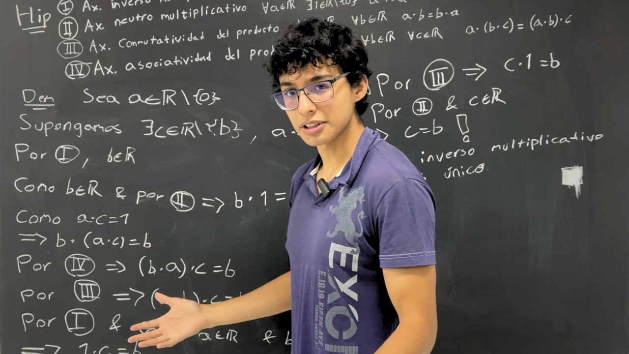 ¿Cómo Demostrar Que el Inverso Aditivo y Multiplicativo Son Únicos? - Facultad de Ciencias