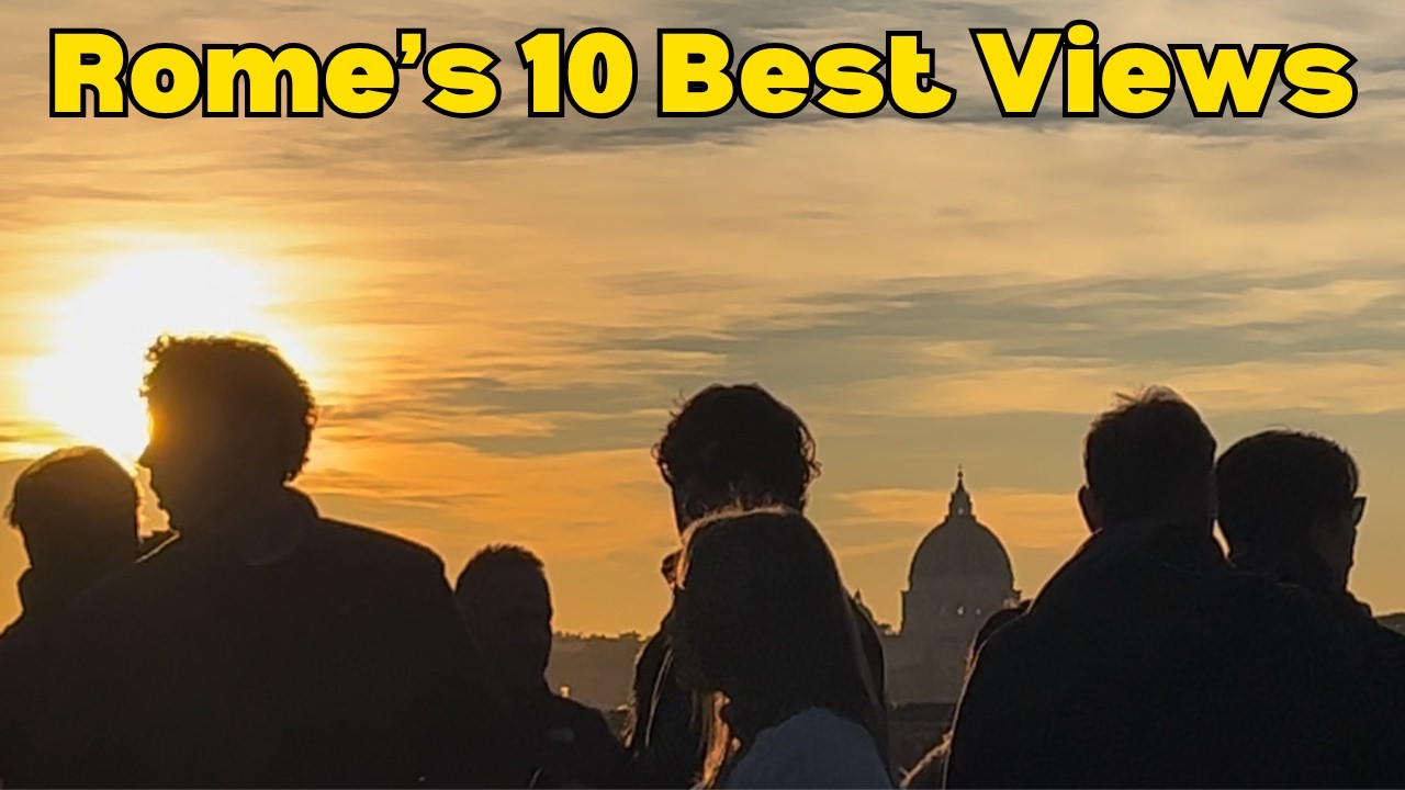 10 Best Views in Rome! (Perfect For Sunset or Sunrise)