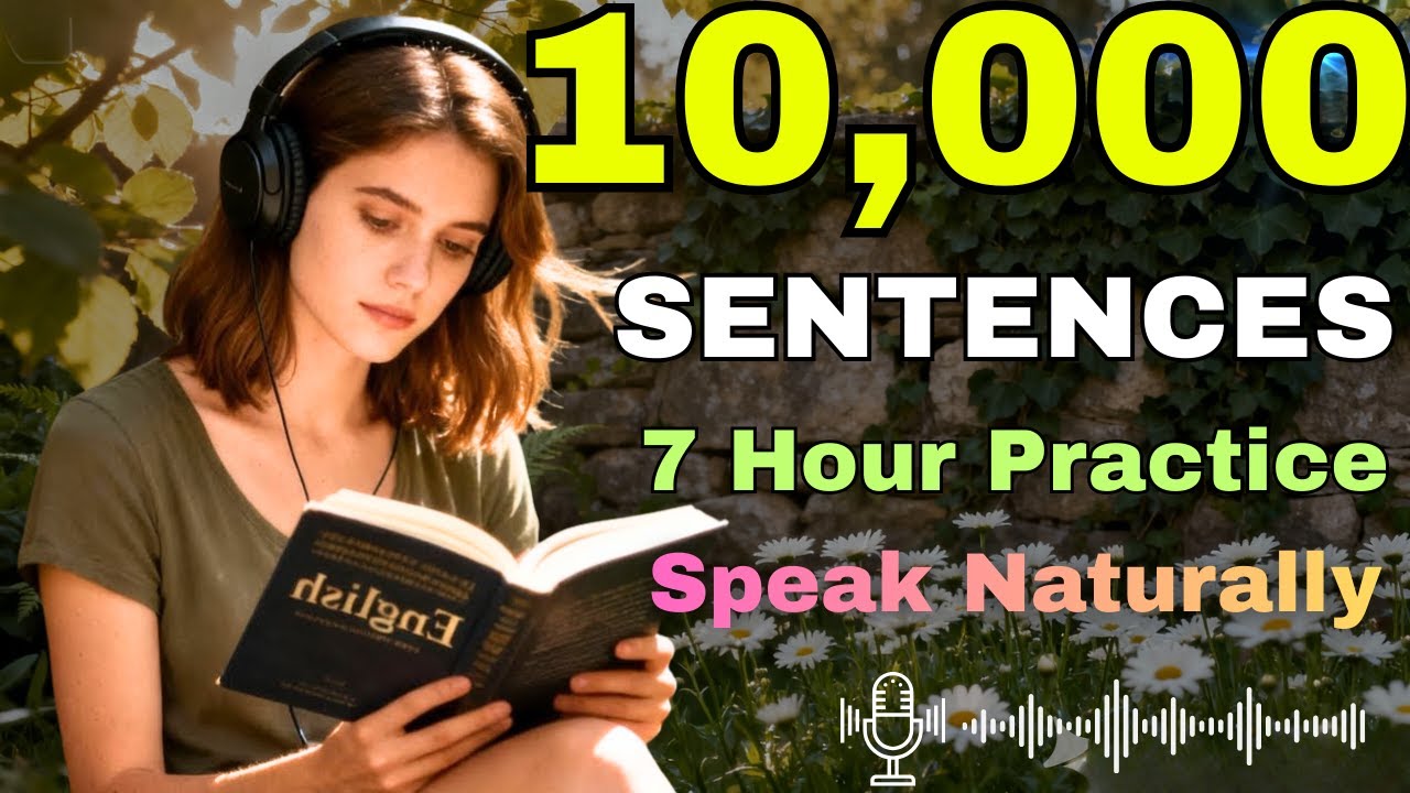 7 Hours of English Training: 10000 Sentences to Transform Your Speaking Fluency