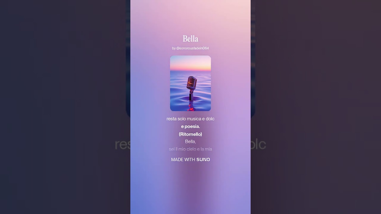 Bella (letra y musica de Pedro Musat)