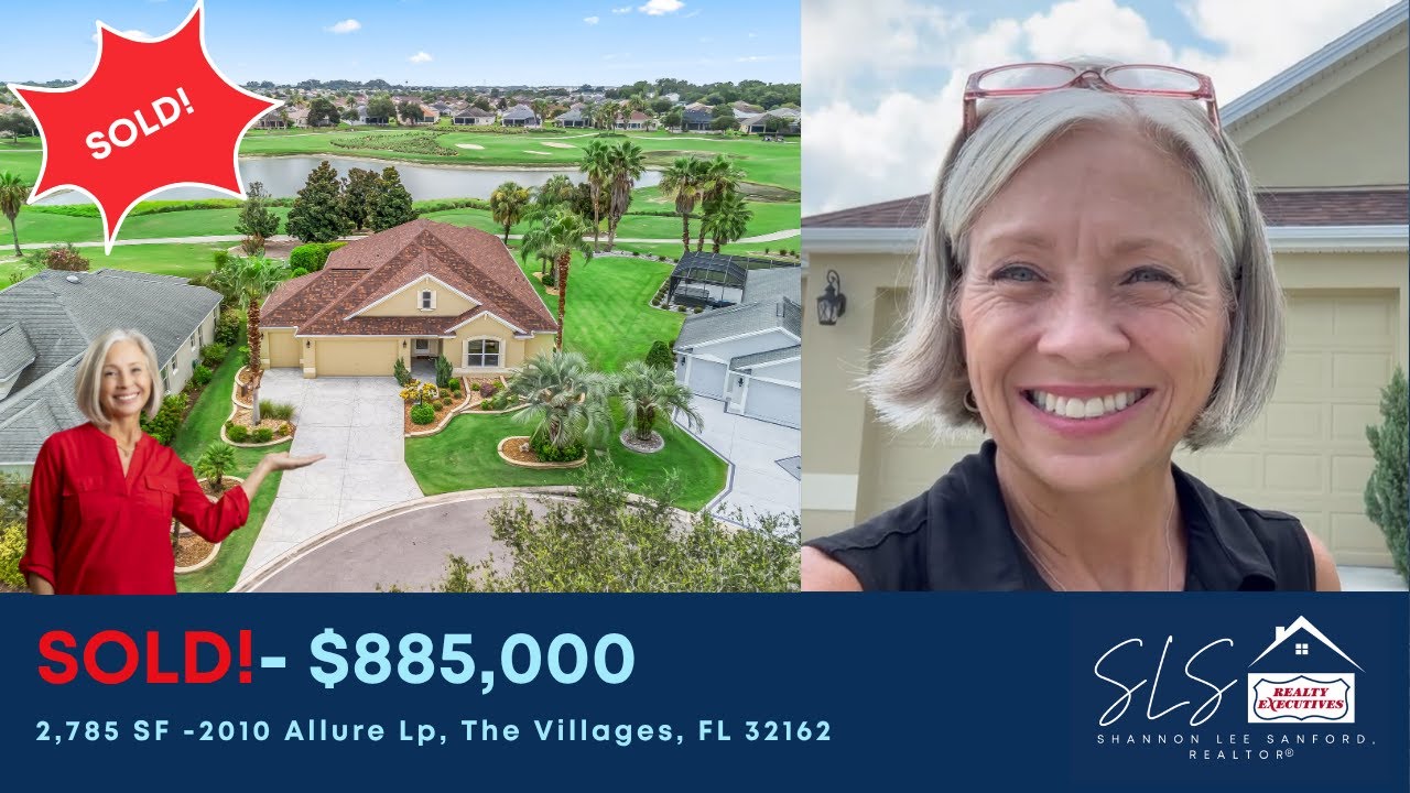 SOLD! 2,785 SF Bridgeport III Floorplan in The Villages, FL| Real Estate Home Tour