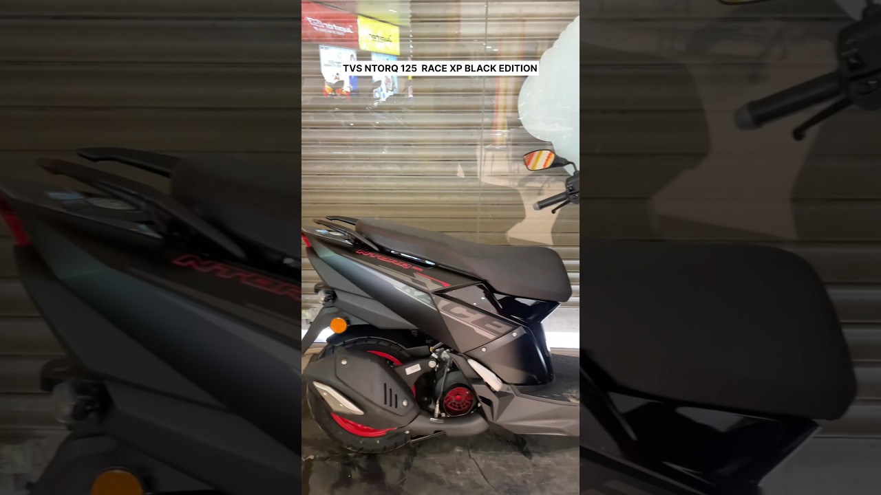 2025 TVS NTORQ 125 Race XP Black Edition #tvs #ntorq