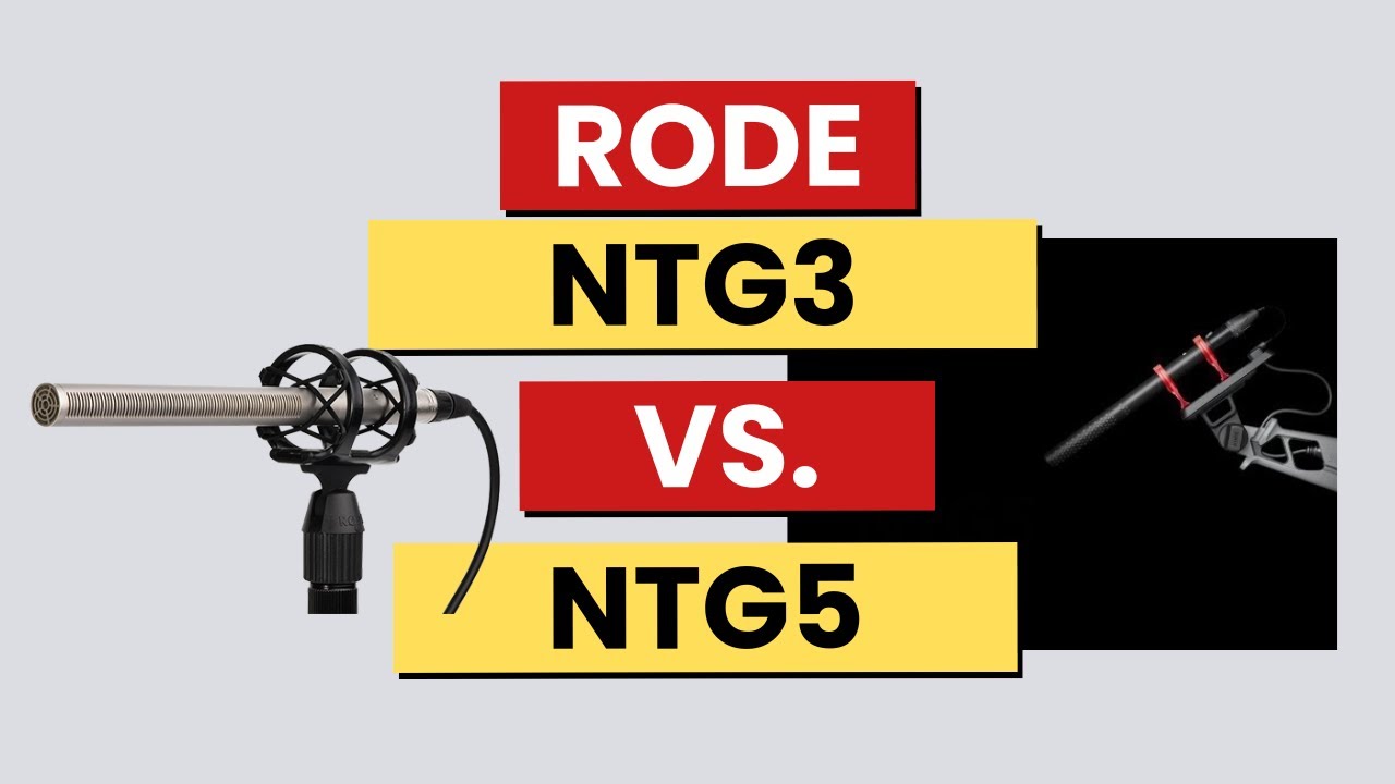 Rode NTG3 vs NTG5 Real life test and comparason English video revirew