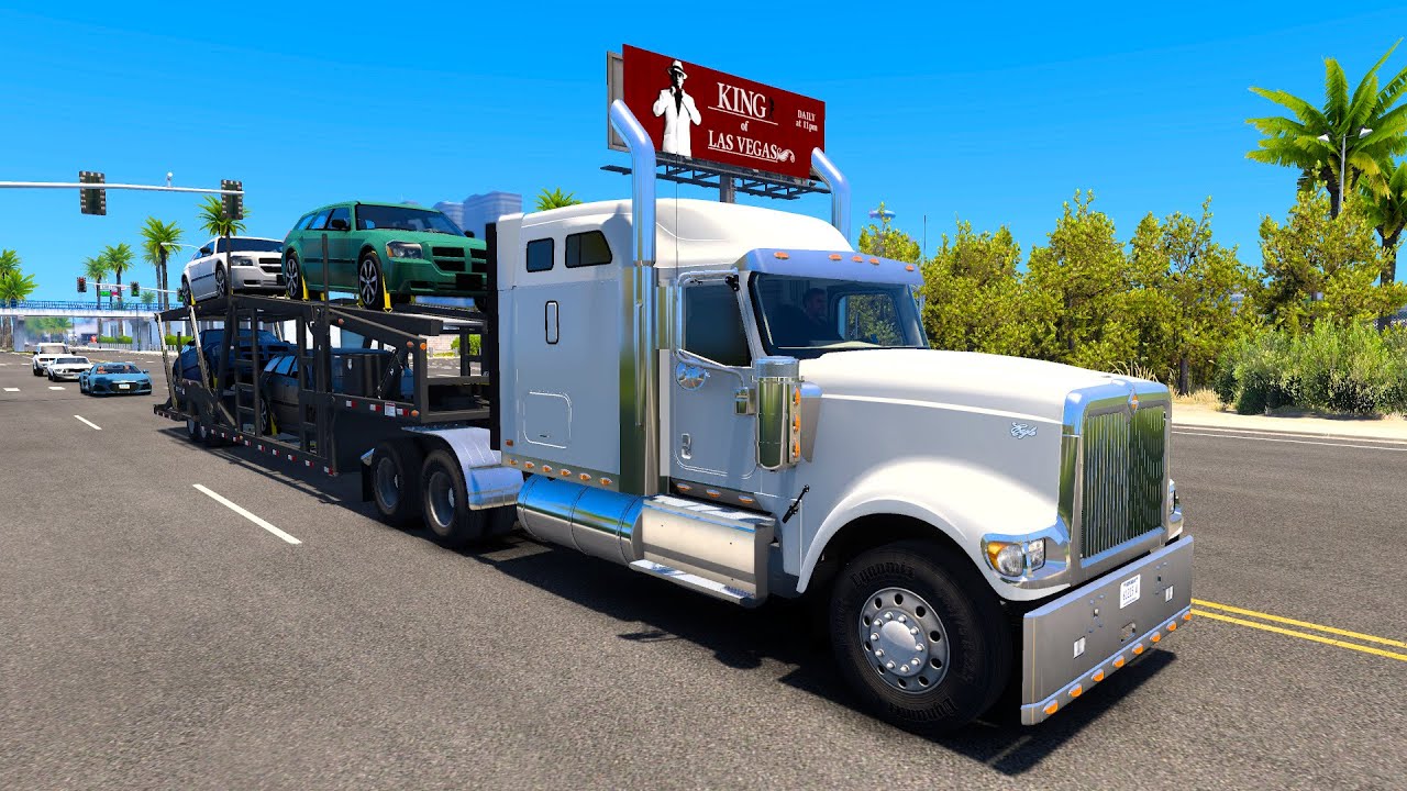 Relaxing American Roads | Cars Delivery (17,500 lb) | Las Vegas → Bakersfield | ATS 1.56