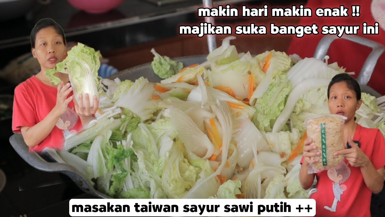 pertama nyoba masak sayur menu favorite majikan di taiwan