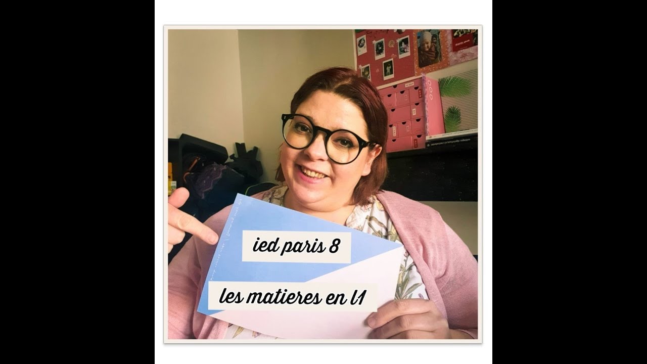 IED Paris 8 : Les matières en L1 (hors parcours)