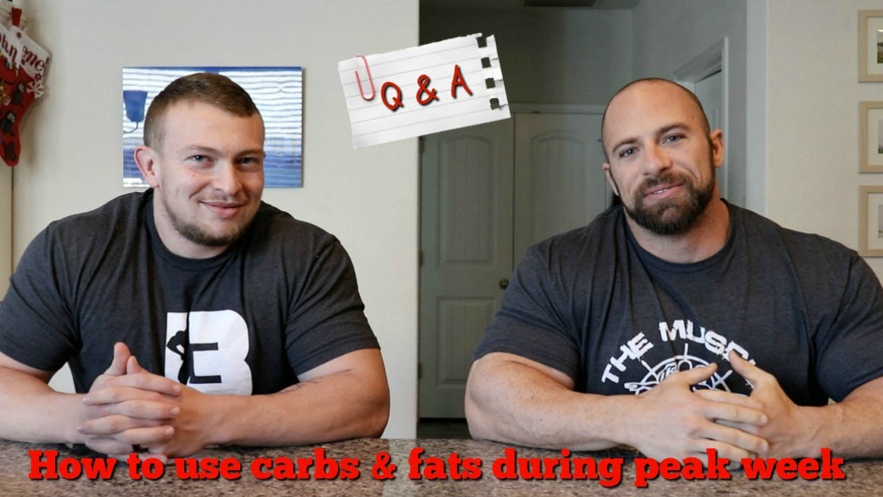 Q&A Episode 8-When to use carbs and fats during peak week