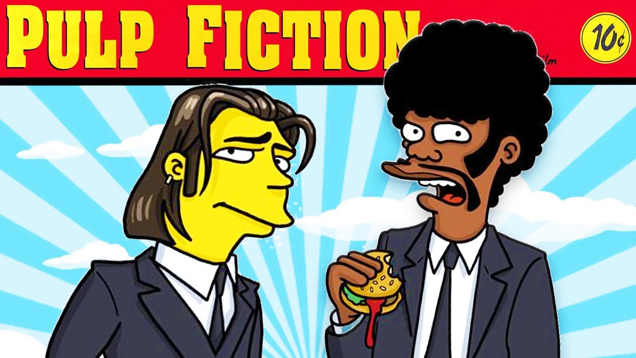 Pulp Fiction easter eggs in Cartoons