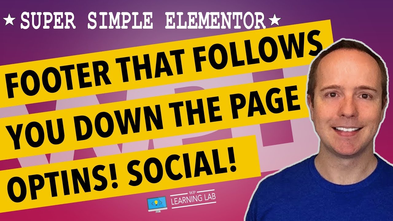 [1080p Version] 🔥 Elementor Sticky Footer For Adding Social Media Buttons
