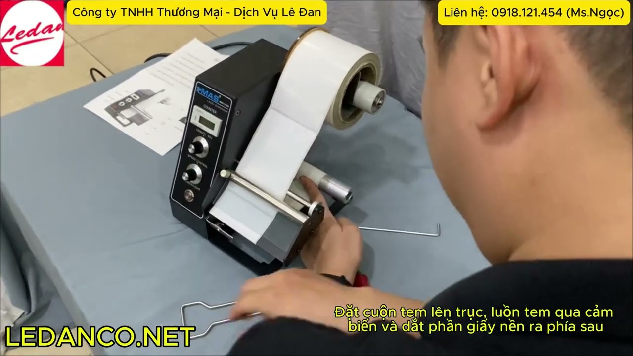 Máy tách nhãn MAS 1150D