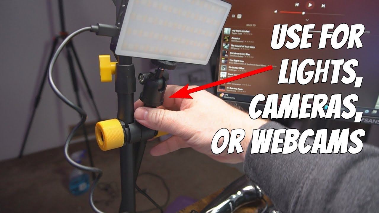 JEBUTU Overhead Camera Mount Review -  Desk Stand with 360&deg;Adjustable Holding Arm