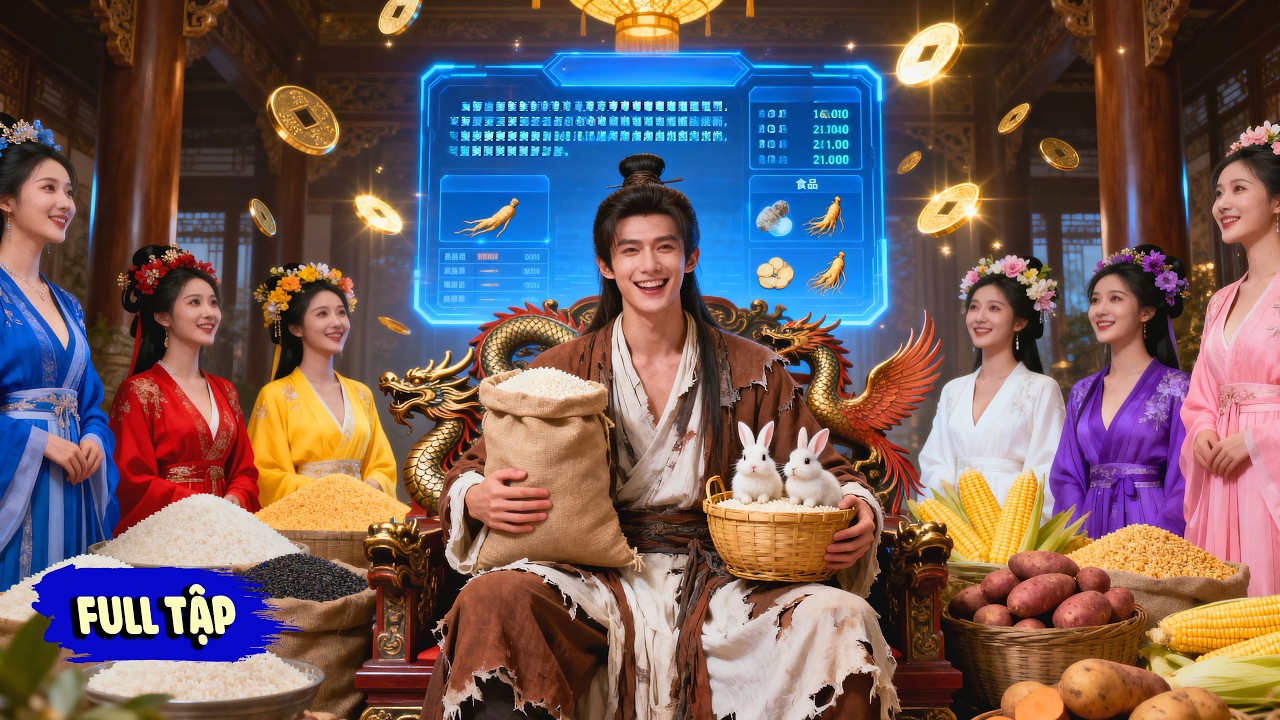 Ch&agrave;ng trai xuy&ecirc;n kh&ocirc;ng về năm đ&oacute;i k&eacute;m, k&iacute;ch hoạt hệ thống l&agrave;m gi&agrave;u si&ecirc;u tốc cưới liền 5 mỹ nữ l&agrave;m vợ