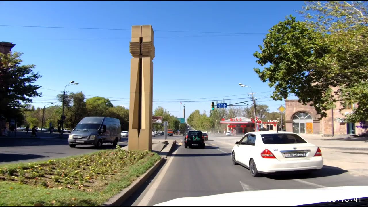 Zeytun➡️Center➡️Komitas 🇦🇲 Car tour through the streets of Yerevan 🇦🇲 ավտոտուր #4k #yerevan #driving