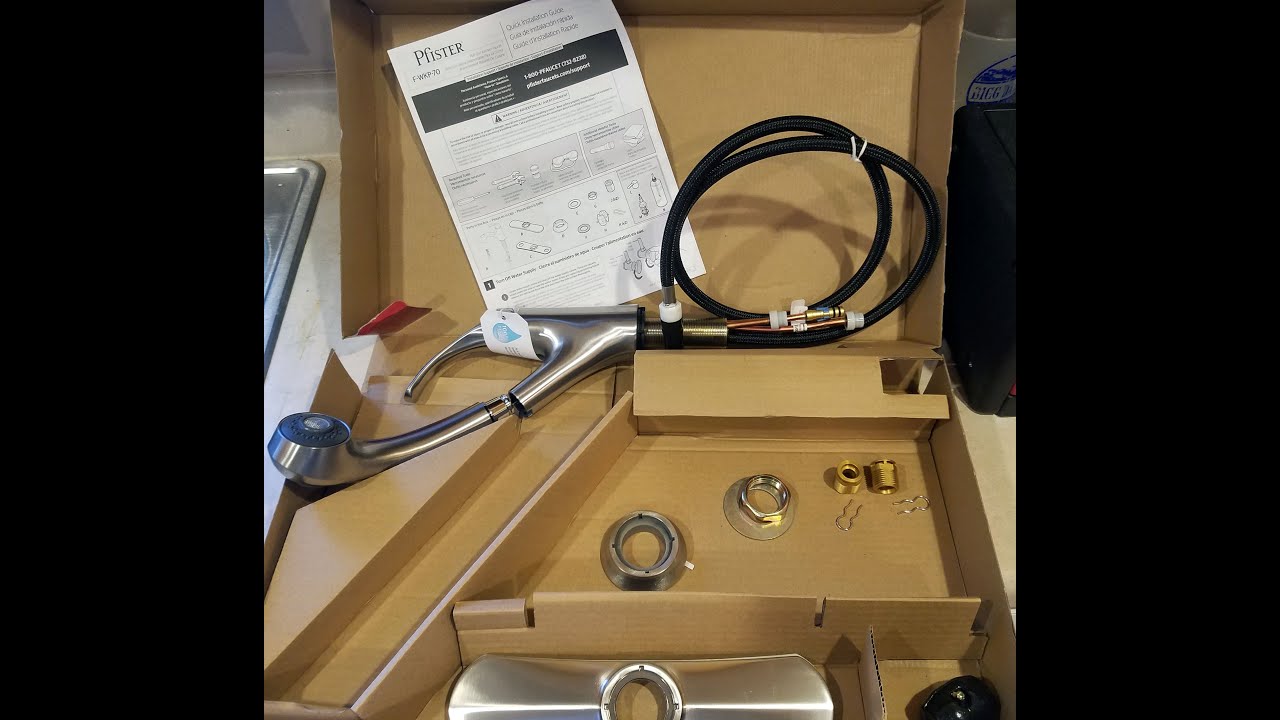 Pfister Shelton Kitchen Sink Faucet installation with Pfast connect