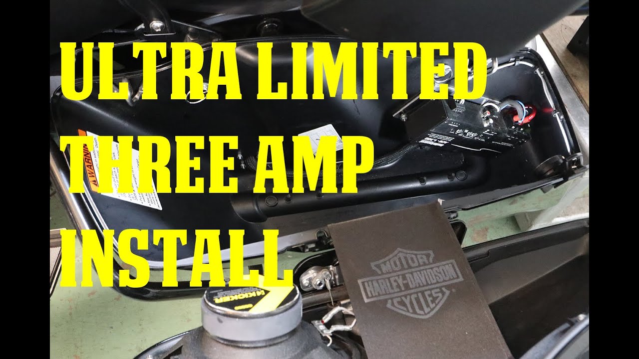 Harley Davidson Three Amp Install