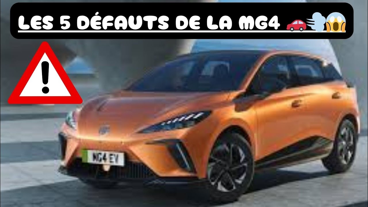 LES 5 DÉFAUTS DE LA MG4 (je te dis tout) 😱🚗💨