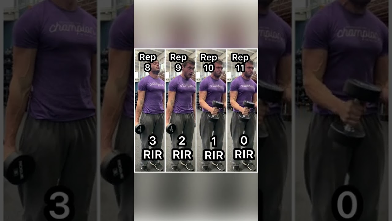 3,2,1 and 0 RIR examples #lifting #rir #trainhard #trainsmart #hypertrophy #musclegain #ryburnmuscle
