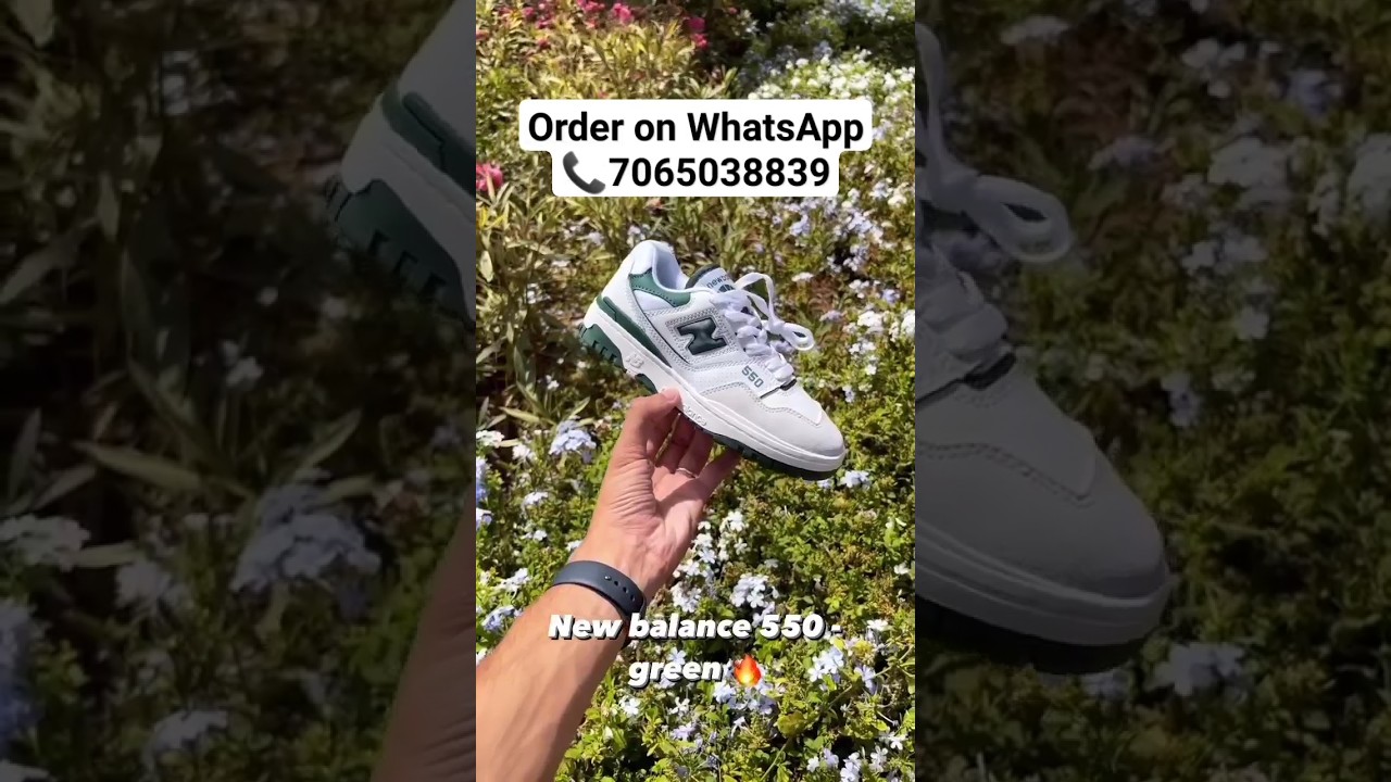 New Balance 550 Green white 