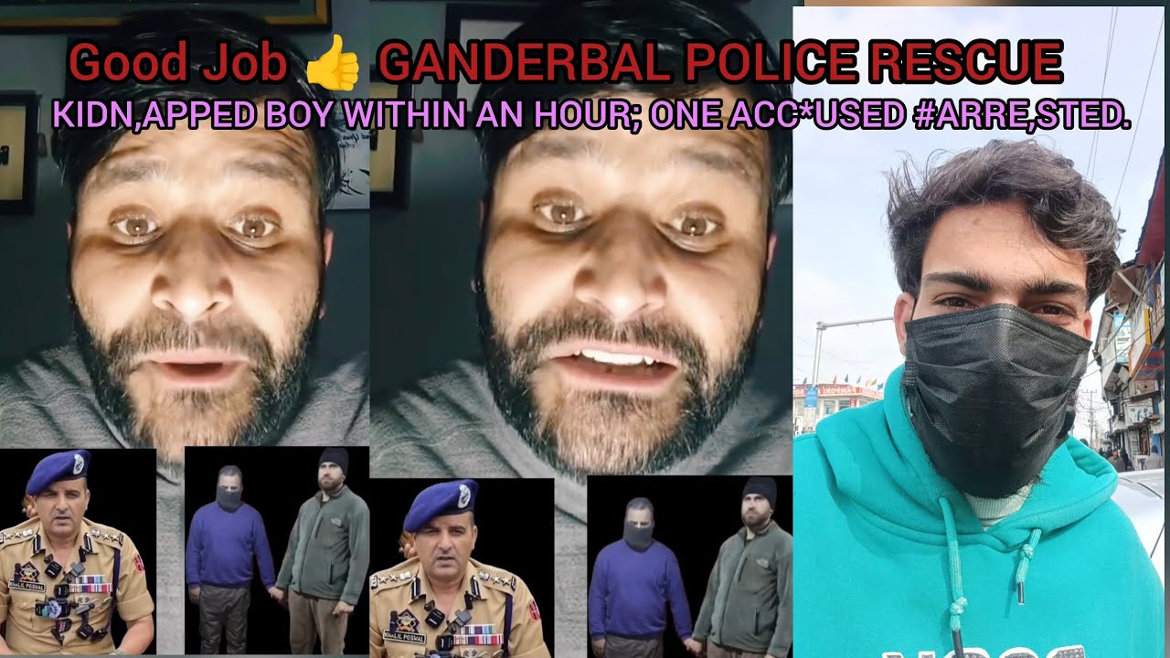 Отличная работа 👍 Полиция Гандербала спасла похищенного мальчика в течение часа; один случай заде...