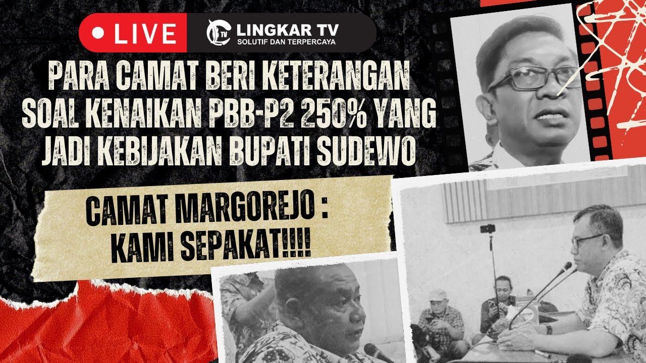 🔴LIVE RAPAT PANSUS KEDUA HAK ANGKET PEMAKZULAN BUPATI PATI SUDEWO