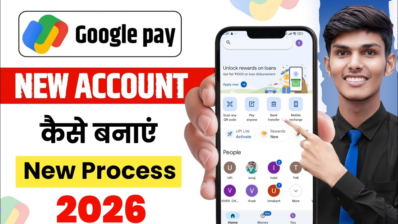 Google pay Account kaise banaye 2026 | how to create google pay Account | google pay account create 