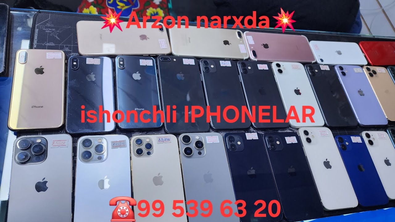 2025 iPhone narxlari. 💥💥Arzon narxda ishonchli💯 IPHONELAR ☎️99 539 63 20 bepul dastafka 💥💥