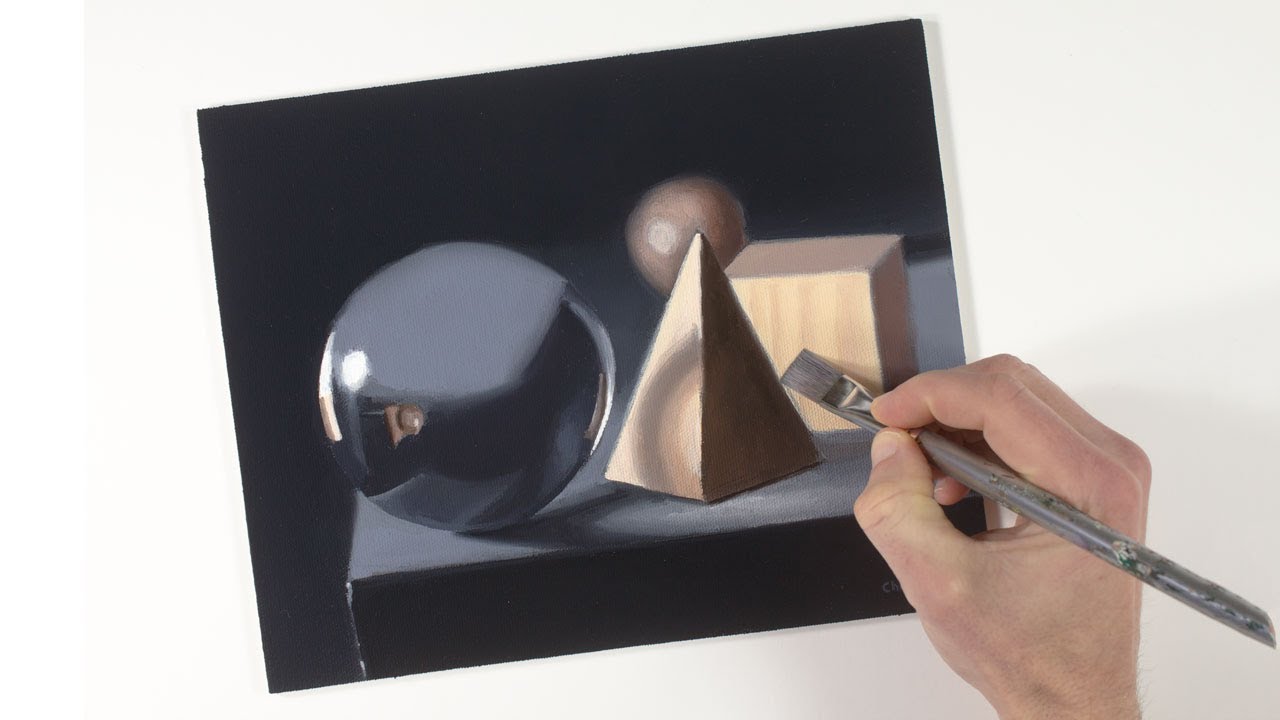 Crystal Ball - Acrylic Still Life Speed Painting