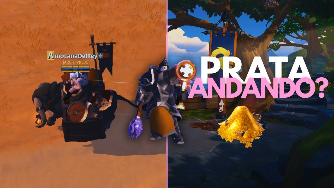 É POSSÍVEL FAZER PRATA APENAS ANDANDO? | ALBION ONLINE