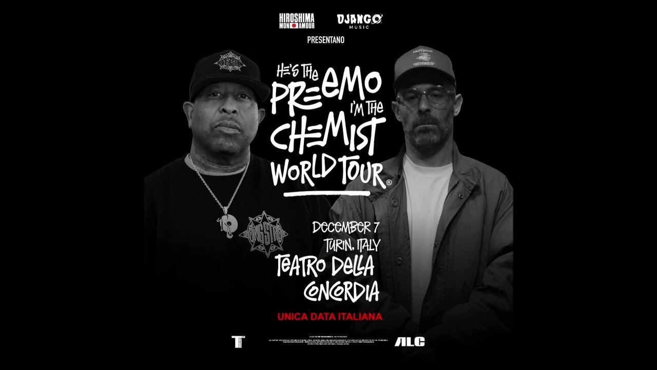 Dj Premier & The Alchemist @ Teatro Della Concordia Venaria Torino 07/12/2025 FULL SET AUDIO