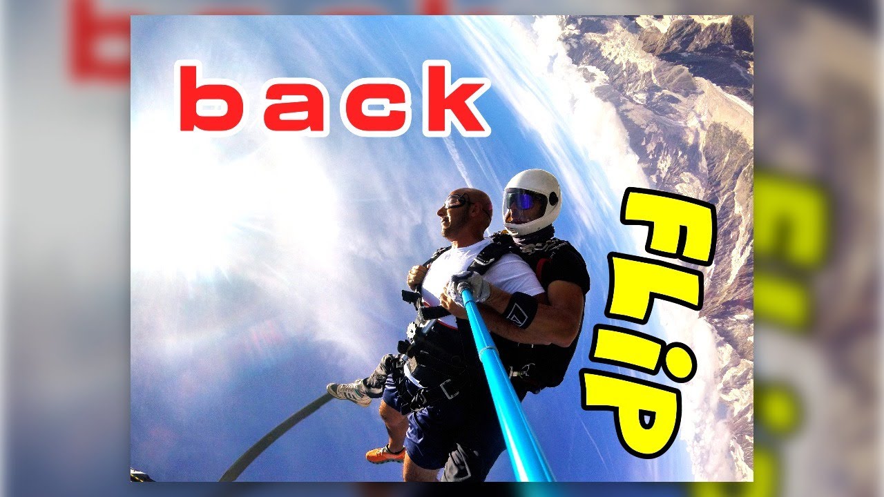 SKY DIVE OVER MONT BLANC  - THE HIGHEST PEAK IN THE ALPS AND WESTERN EUROPE