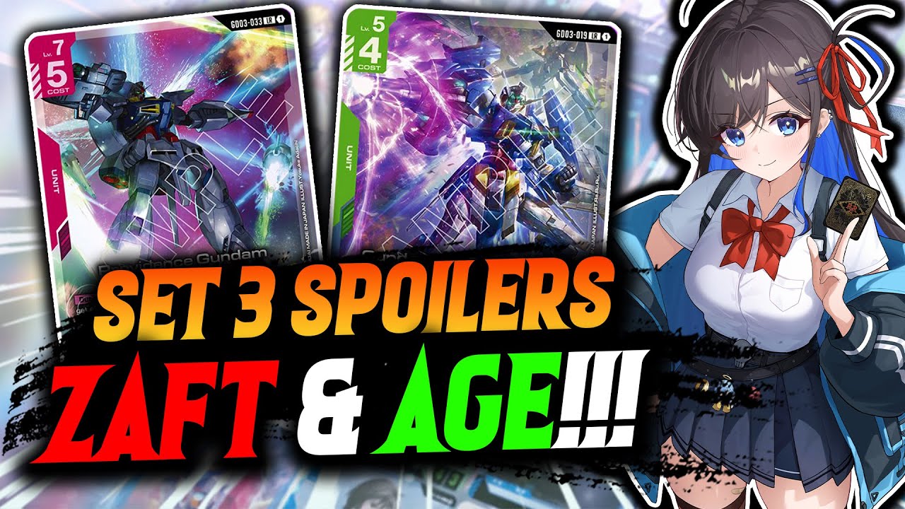 Wow ZAFT and AGE got GOOD support in GD03! ► Gundam Card Game Spoilers
