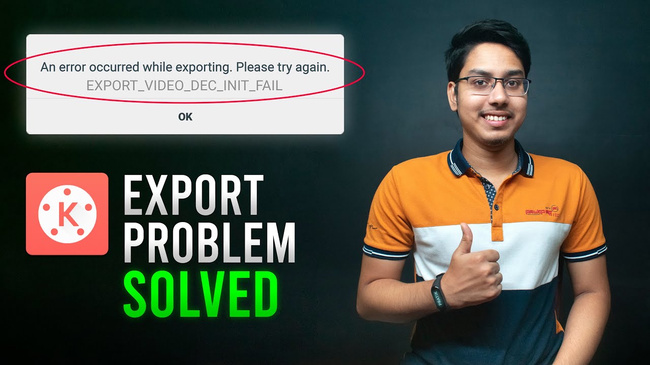 KineMaster Export Error Problem SOLVED 🔥