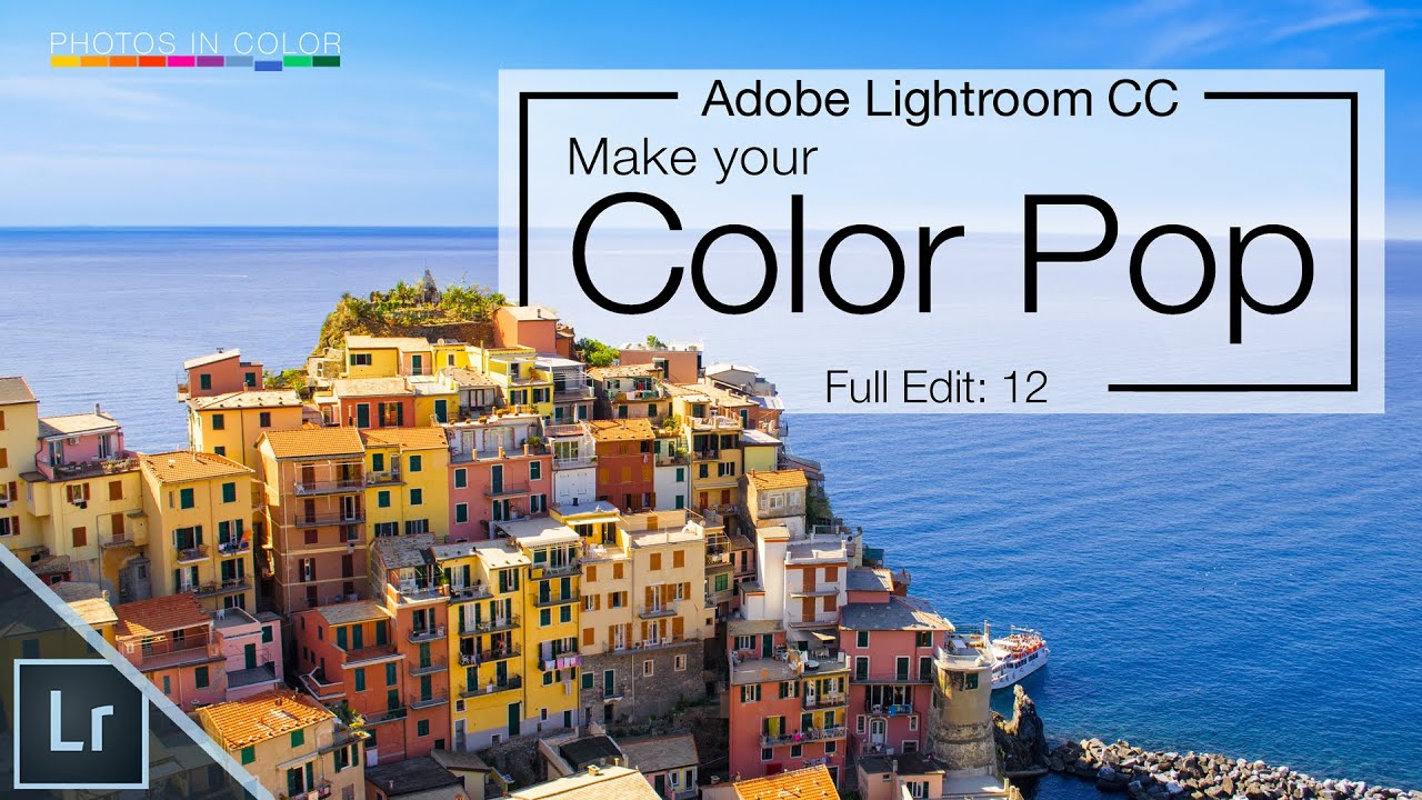 Lightroom 6 tutorial - Amazing color pop and Color Grading in Lightroom CC