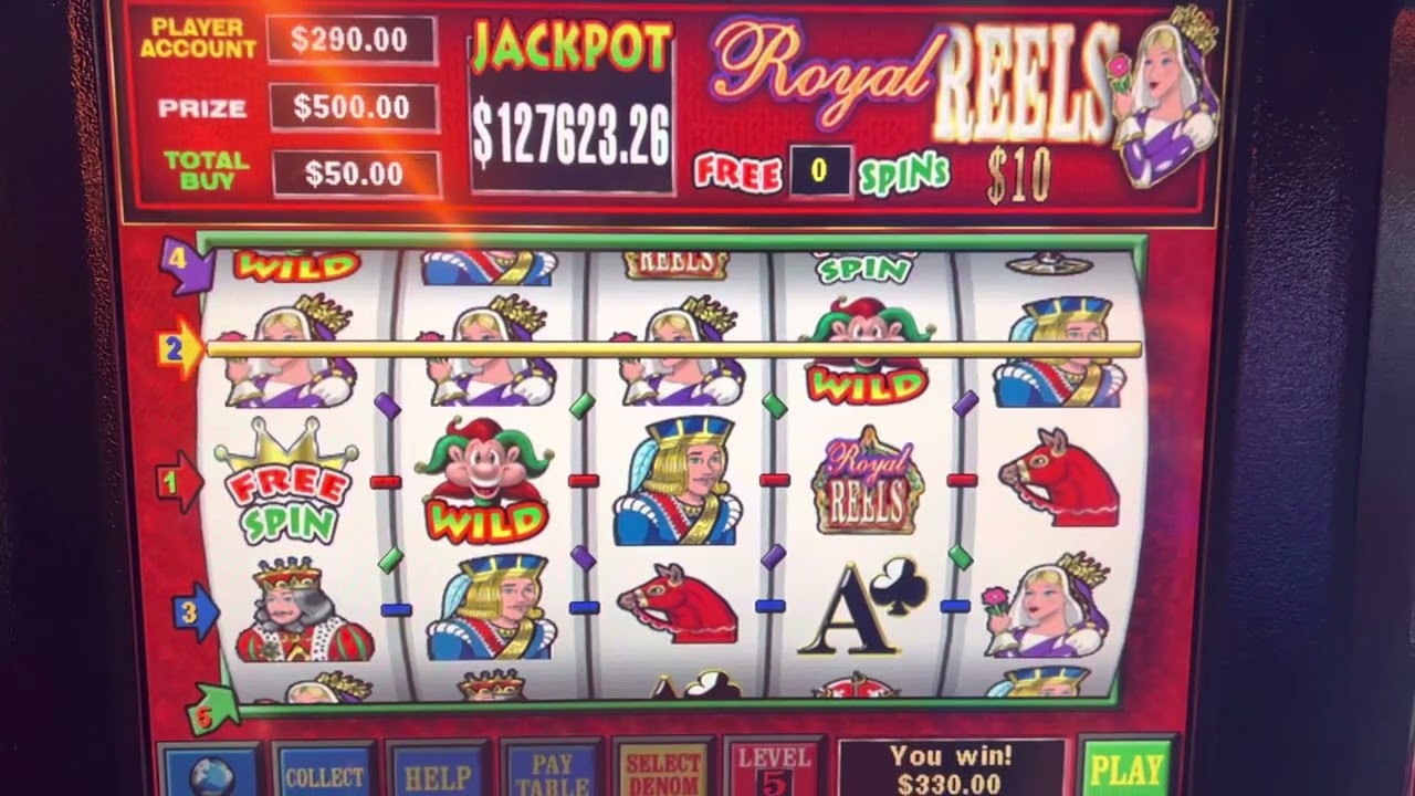 Playing Royal REELS A new slot machine hits a Bonus $50 bets 