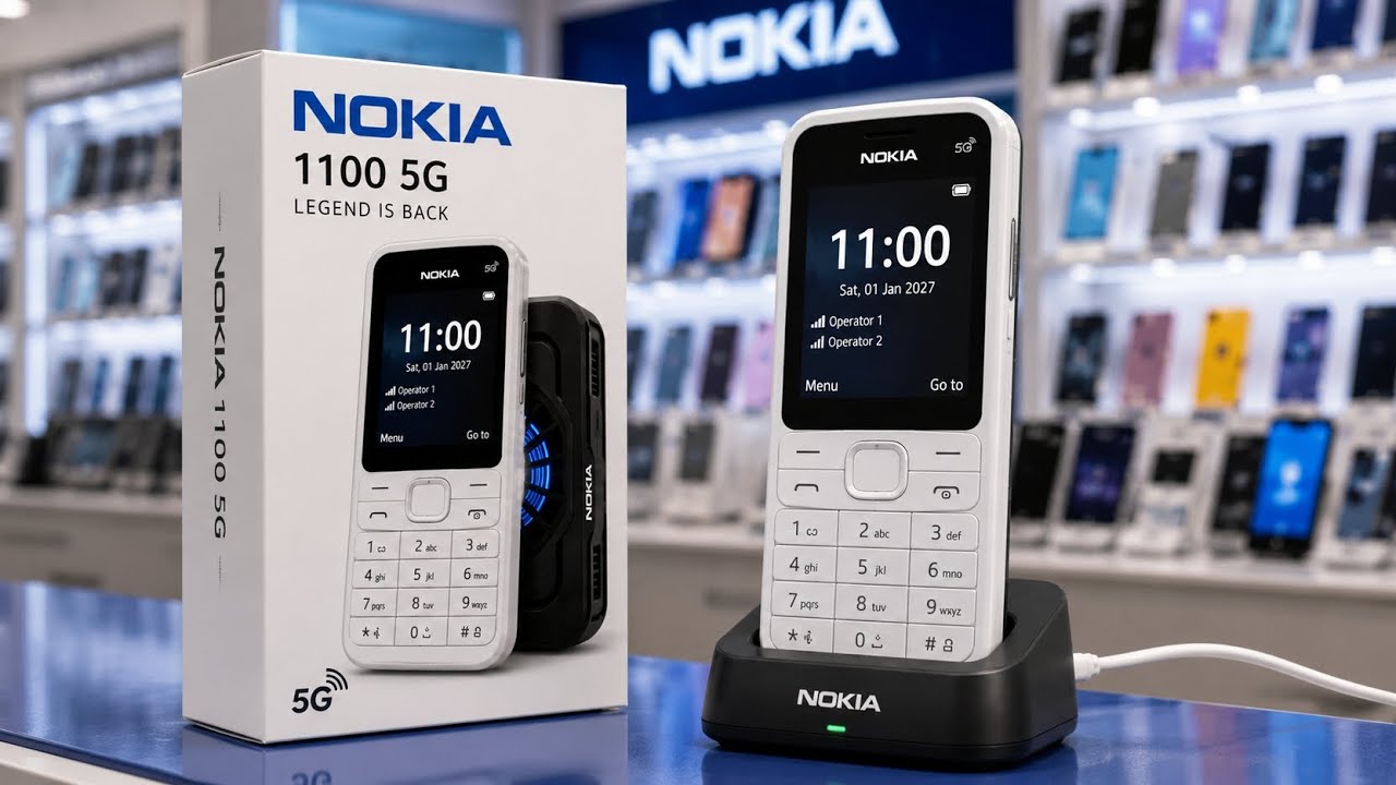 2027 Nokia 1100 5G First Look &ndash; Legendary Keypad Phone Is Back! 😱