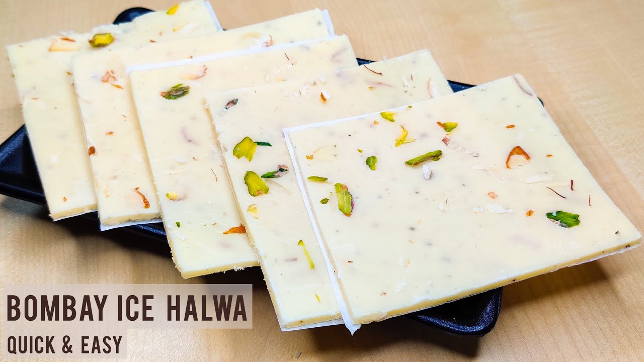 Bombay Ice Halwa Recipe | बॉम्बे आइस हलवा | Mahim halwa | Bombay halwa | Ice halwa recipe