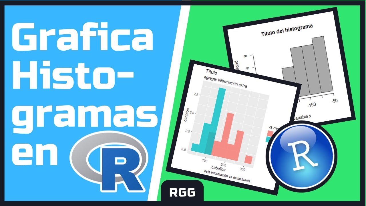 CÓMO hacer HISTOGRAMAS en R 💻📊 [R Base graphics | ggplot2]