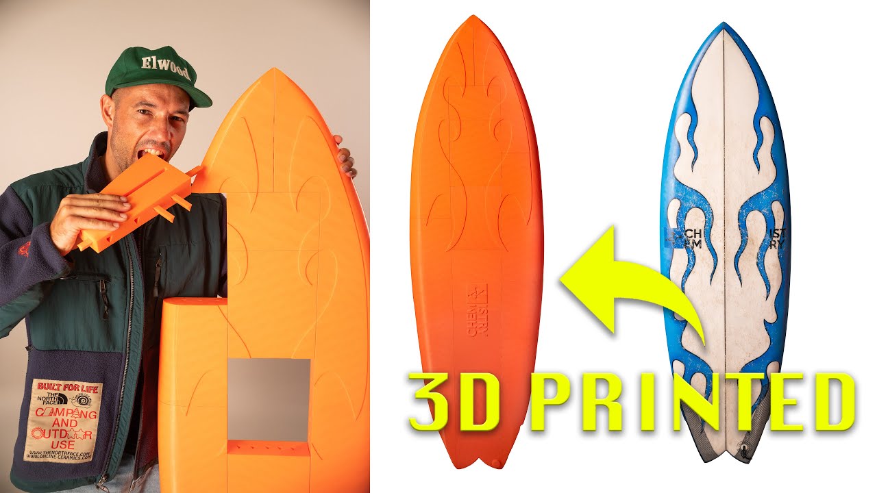 Я НАПЕЧАТАЛ ДОМА ДОСКУ ДЛЯ СЕРФИНГА НА 3D-ПЕЧАТИ