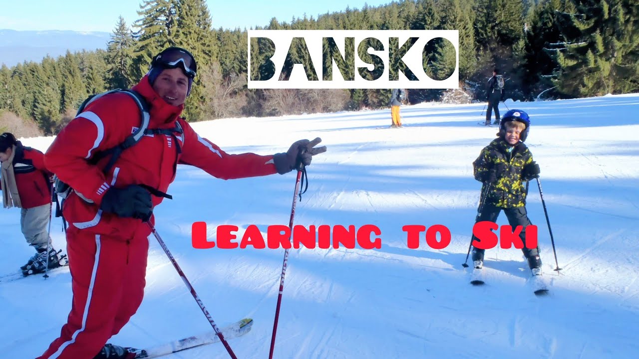 Learning to Ski in Bansko, Bulgaria, Jan 2011