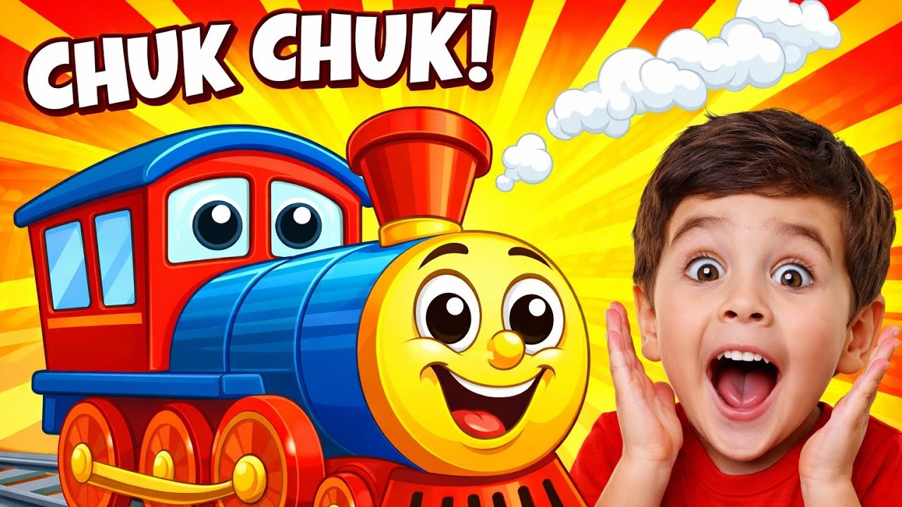 Train Aayi Train Aayi 🚂 | Chuk Chuk Train Song | Hindi Kids Rhymes | KidsRhymesTV